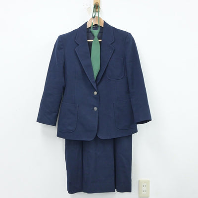 【中古】東京都 小金井市立緑中学校 女子制服 3点（ブレザー・ジャンパースカート）sf018957