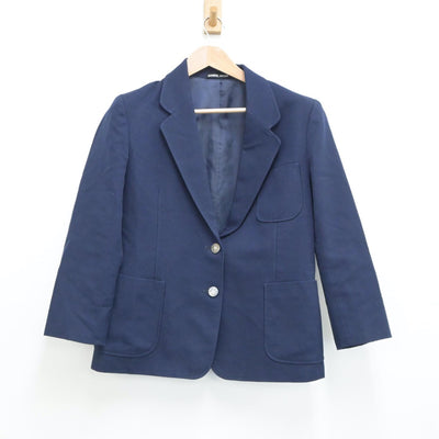 【中古】東京都 小金井市立緑中学校 女子制服 3点（ブレザー・ジャンパースカート）sf018957