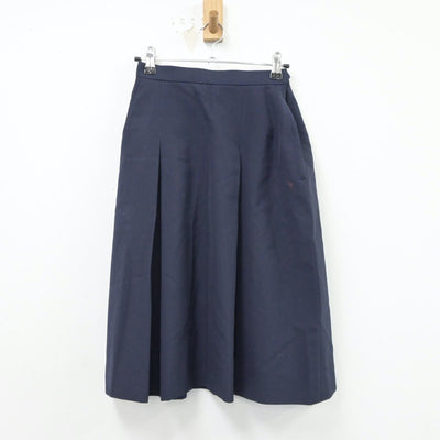 【中古】東京都 小金井市立緑中学校 女子制服 2点（ベスト・スカート）sf018958