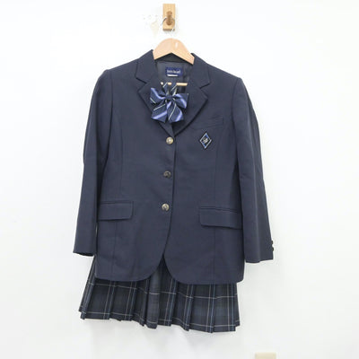 【中古】東京都 多摩大学目黒高等学校 女子制服 4点（ブレザー・スカート）sf018971