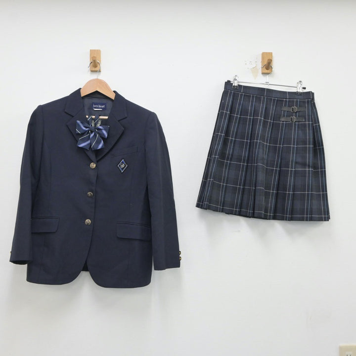 【中古】東京都 多摩大学目黒高等学校 女子制服 4点（ブレザー・スカート）sf018971