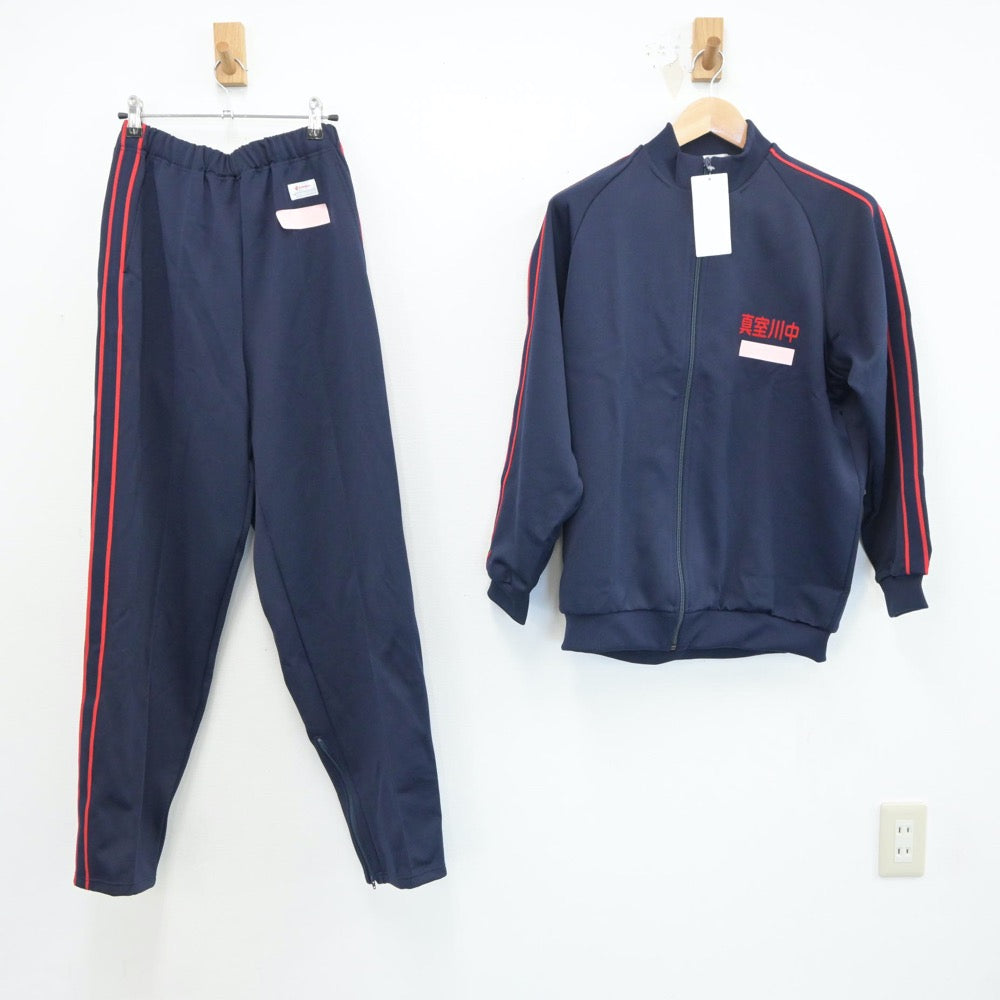 【中古】山形県 真室川町立真室川中学校 女子制服 2点（ジャージ 上・ジャージ 下）sf018976