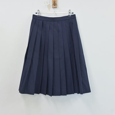 【中古】山形県 真室川町立真室川中学校 女子制服 4点（ブレザー・ベスト・スカート）sf018977