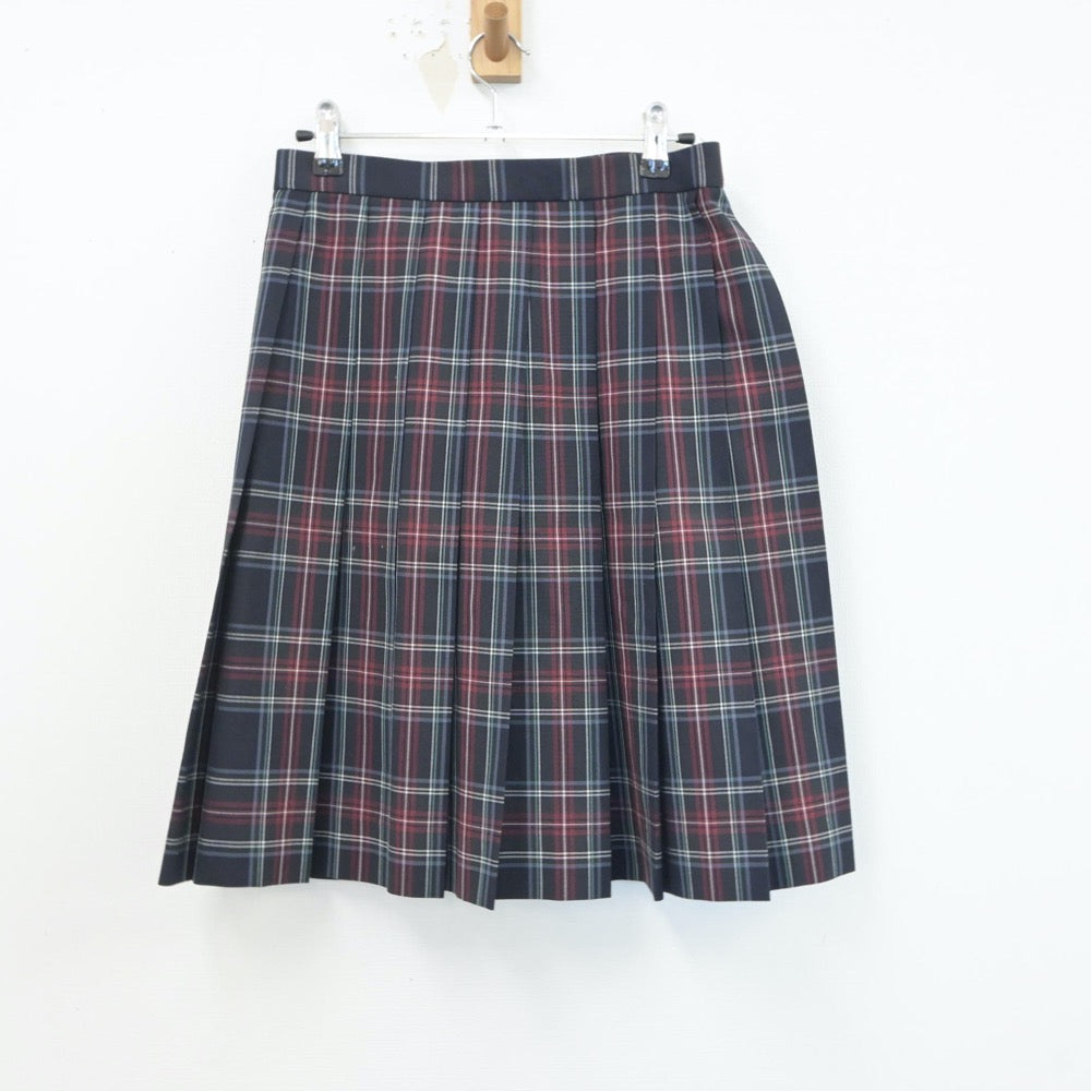 【中古】大阪府 大阪高等学校 女子制服 3点（ニットベスト・シャツ・スカート）sf018991