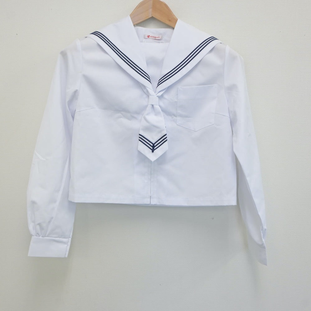 【中古】北海道 札幌市立宮の森中学校 女子制服 2点（セーラー服）sf018993