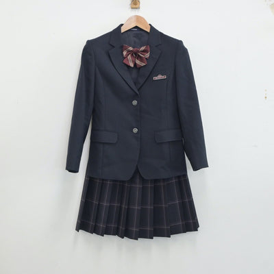 【中古】東京都 赤塚第一中学校 女子制服 3点（ブレザー・スカート）sf018996