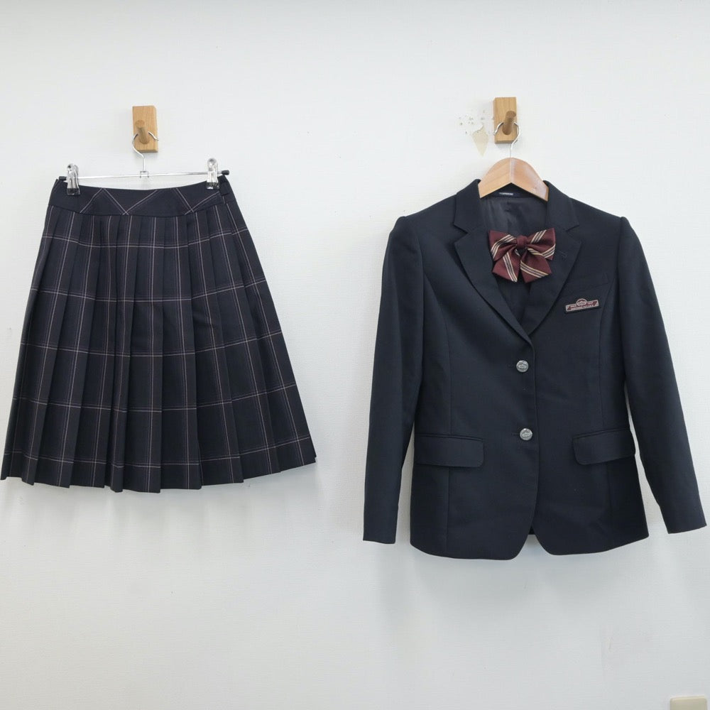 【中古】東京都 赤塚第一中学校 女子制服 3点（ブレザー・スカート）sf018996