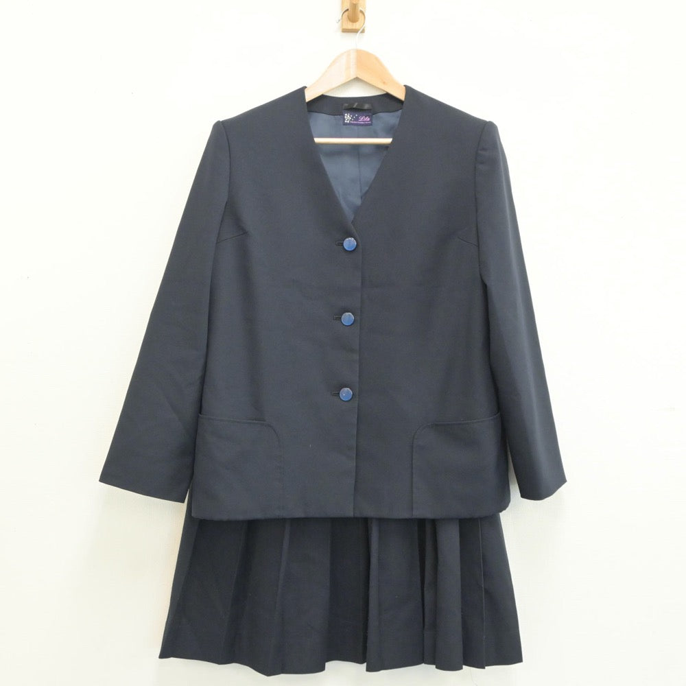 【中古】群馬県 伊勢崎第一中学校 女子制服 2点（ブレザー・スカート）sf019000