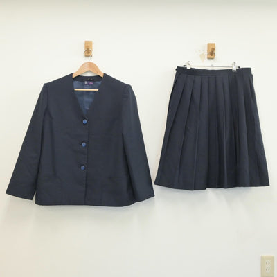 【中古】群馬県 伊勢崎第一中学校 女子制服 2点（ブレザー・スカート）sf019000