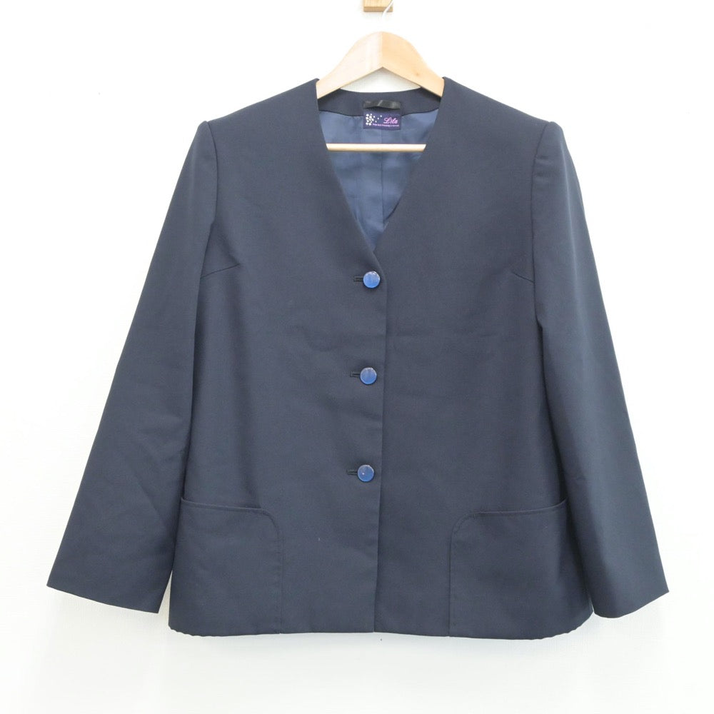 【中古】群馬県 伊勢崎第一中学校 女子制服 2点（ブレザー・スカート）sf019000