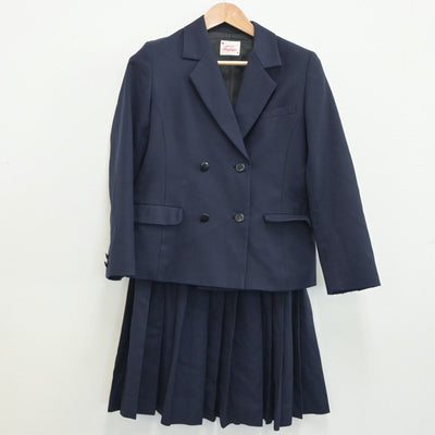 【中古】愛媛県 松山南高等学校 女子制服 3点（ブレザー・ベスト・スカート）sf019007