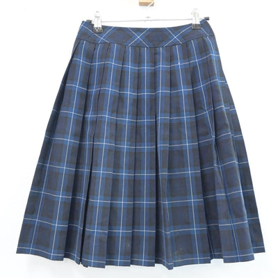 【中古】福岡県 福岡講倫館高等学校 女子制服 2点（シャツ・スカート）sf019011