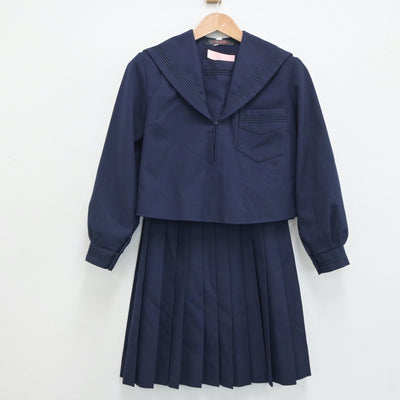 【中古】兵庫県 伊丹東中学校 女子制服 3点（セーラー服・スカート）sf019018