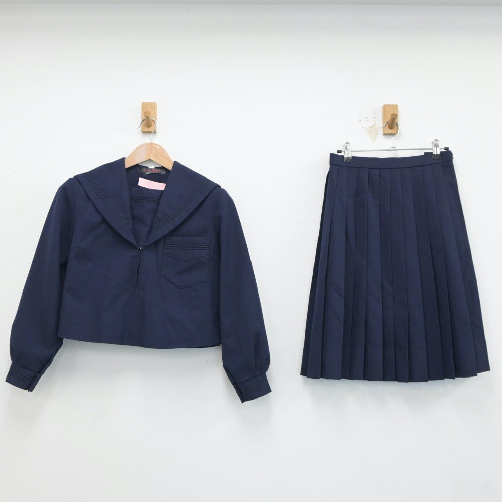 【中古】兵庫県 伊丹東中学校 女子制服 3点（セーラー服・スカート）sf019018