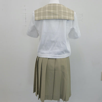 【中古】埼玉県 越谷南高等学校 女子制服 3点（セーラー服・スカート）sf019023