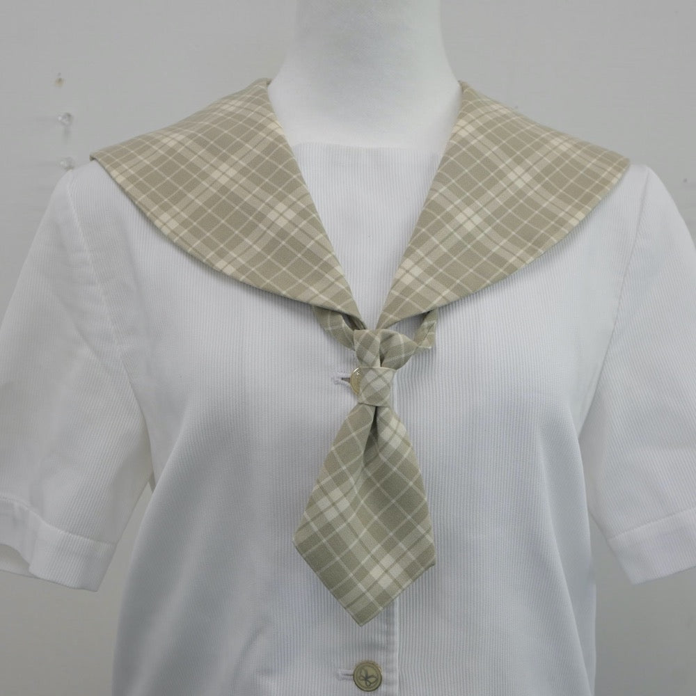 【中古】埼玉県 越谷南高等学校 女子制服 3点（セーラー服・スカート）sf019023