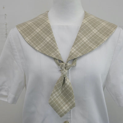 【中古】埼玉県 越谷南高等学校 女子制服 3点（セーラー服・スカート）sf019024