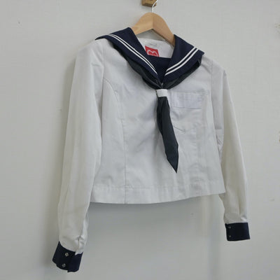 【中古】北海道 凌雲中学校 女子制服 2点（セーラー服）sf019025