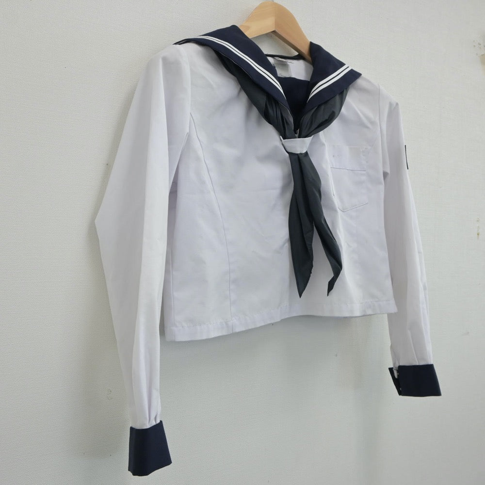 【中古】北海道 凌雲中学校 女子制服 2点（セーラー服）sf019026