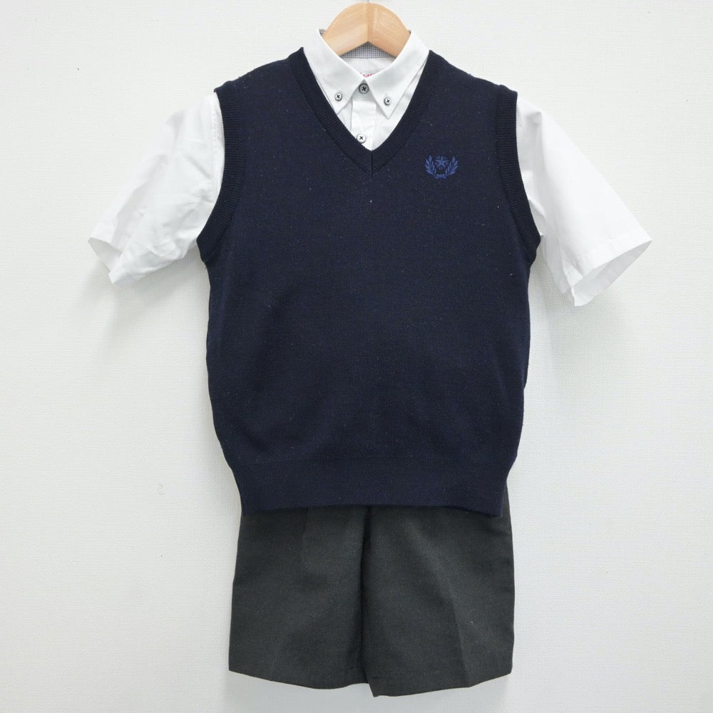 【中古】小学校制服 暁星国際流山小学校 3点 sf019030