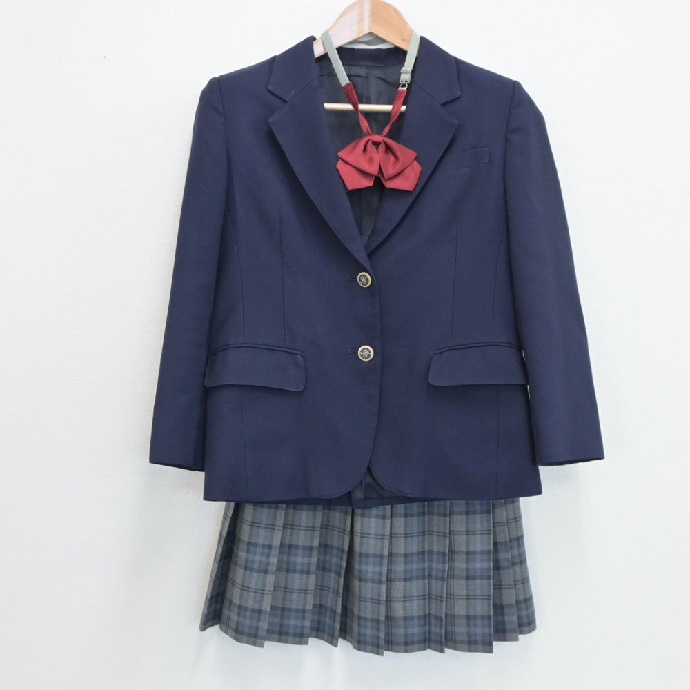 【中古】東京都 小山台高等学校 女子制服 4点（ブレザー・スカート）sf019036