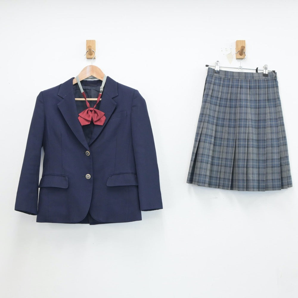 愛知みずほ大学瑞穂高等学校 / 制服 / 卒業生保管品/ 指定品 / ブレザー / ベスト / シャツ / スカート / リボン - コスプレ衣装