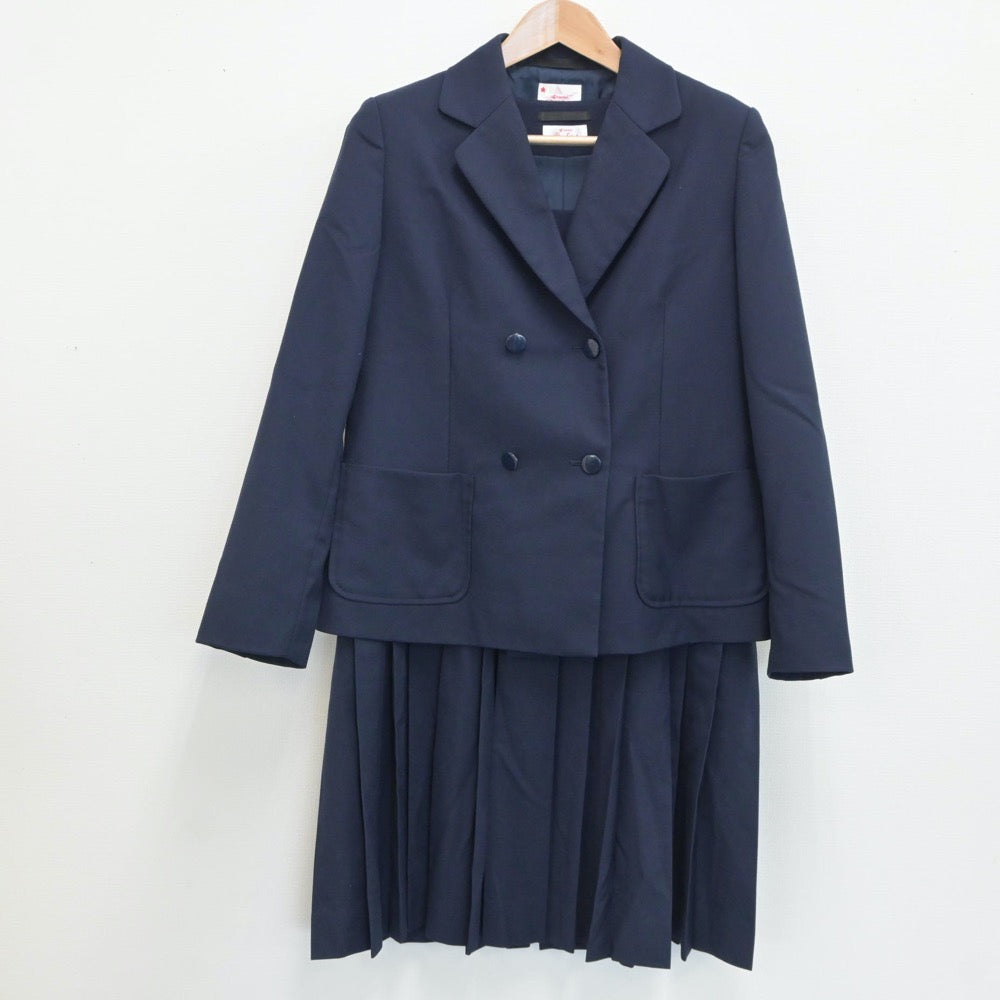 【中古】神奈川県 江陽中学校 女子制服 2点（ブレザー・ジャンパースカート）sf019038