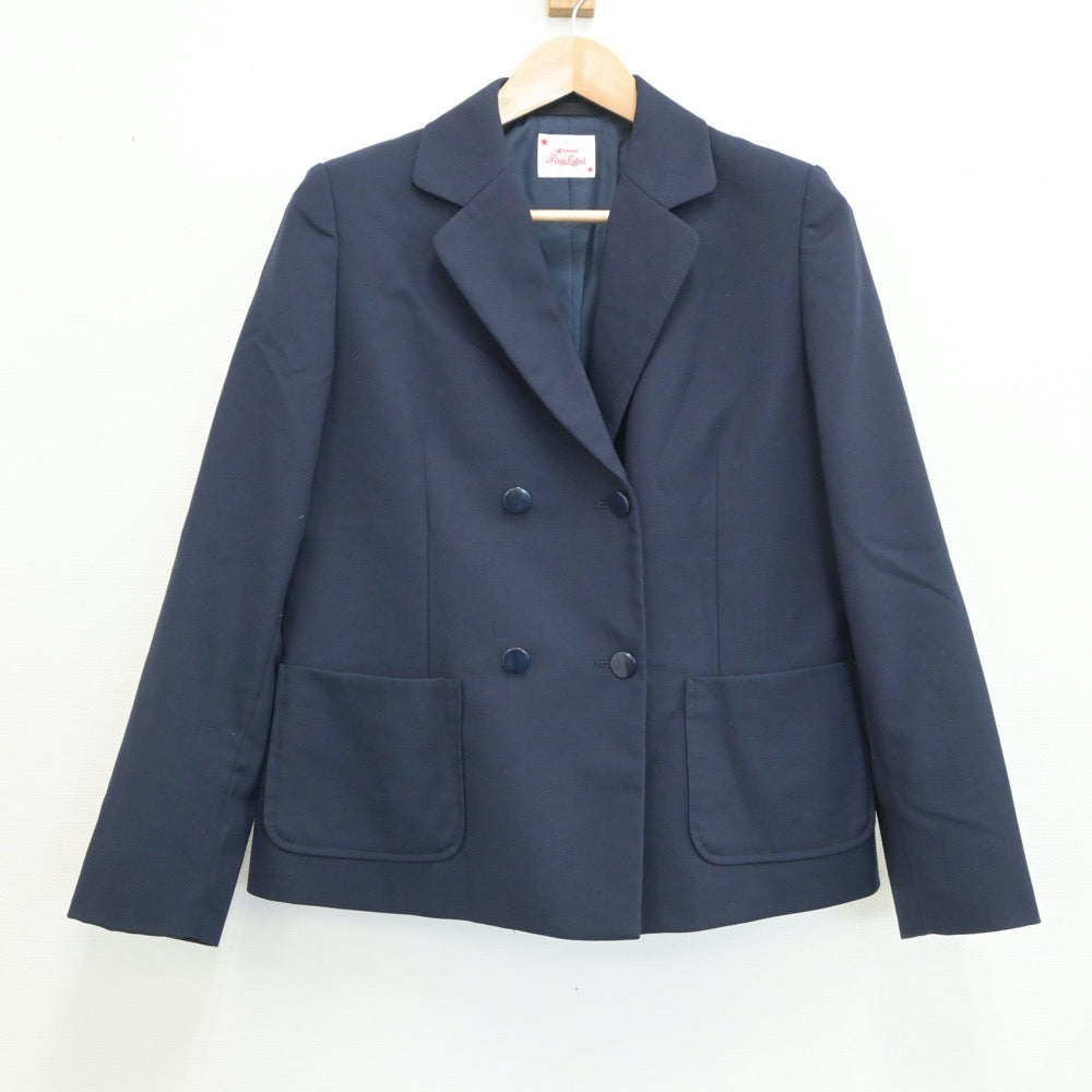 【中古】神奈川県 江陽中学校 女子制服 2点（ブレザー・ジャンパースカート）sf019038