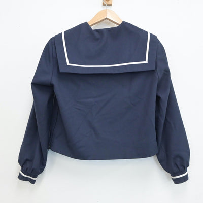 【中古】宮崎県 宮崎西中学校 女子制服 2点（セーラー服・スカート）sf019045