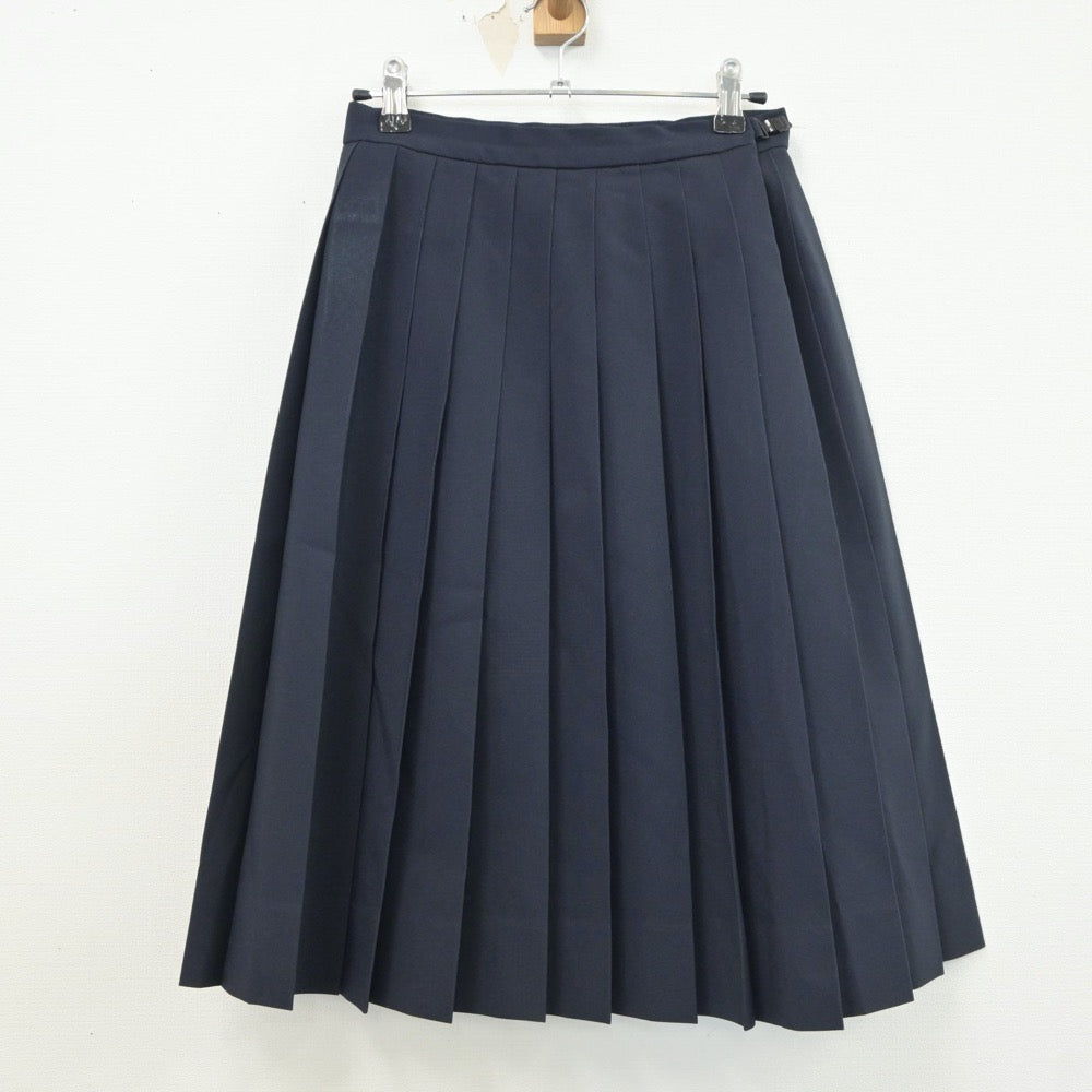 【中古】宮崎県 宮崎西中学校 女子制服 3点（セーラー服・セーラー服・スカート）sf019049