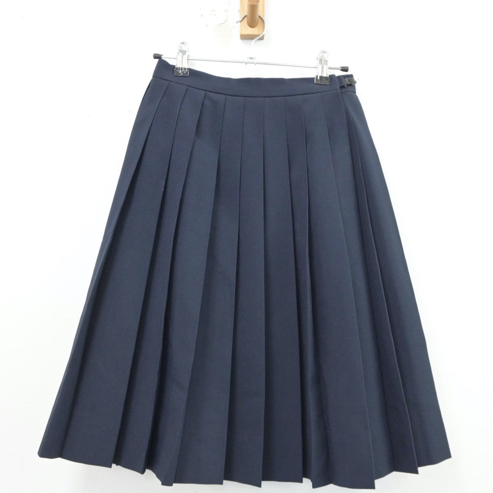 【中古】宮崎県 宮崎西中学校 女子制服 2点（セーラー服・スカート）sf019052