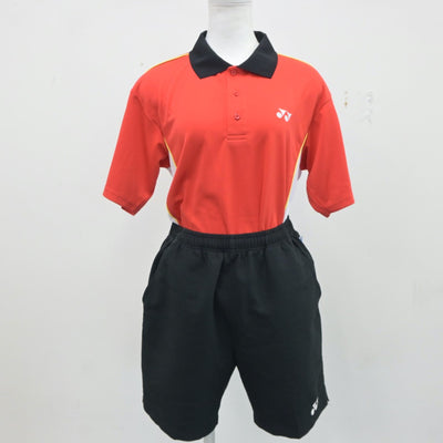 【中古】宮崎県 宮崎西中学校/バドミントン部ユニフォーム 女子制服 2点（部活ユニフォーム 上下）sf019053