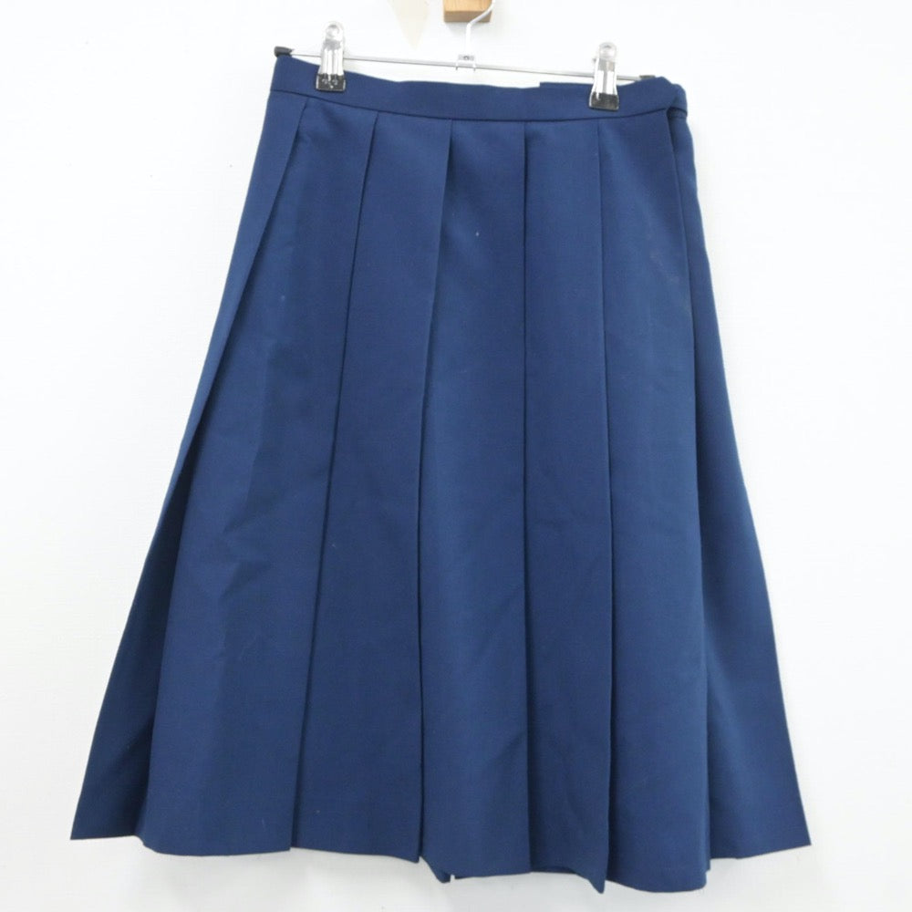 【中古】東京都 関中学校 女子制服 2点（ベスト・スカート）sf019054