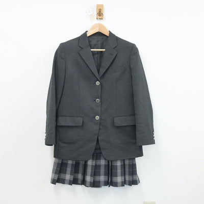 【中古】埼玉県 豊南高等学校 女子制服 3点（ブレザー・ニット・スカート）sf019058