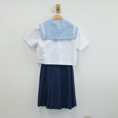 【中古】愛知県 愛知淑徳高等学校 女子制服 3点（セーラー服・スカート）sf019070