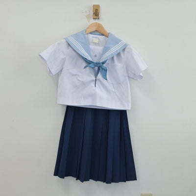 【中古】愛知県 愛知淑徳高等学校 女子制服 4点（セーラー服・セーラー服・スカート）sf019071