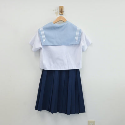 【中古】愛知県 愛知淑徳高等学校 女子制服 4点（セーラー服・セーラー服・スカート）sf019071