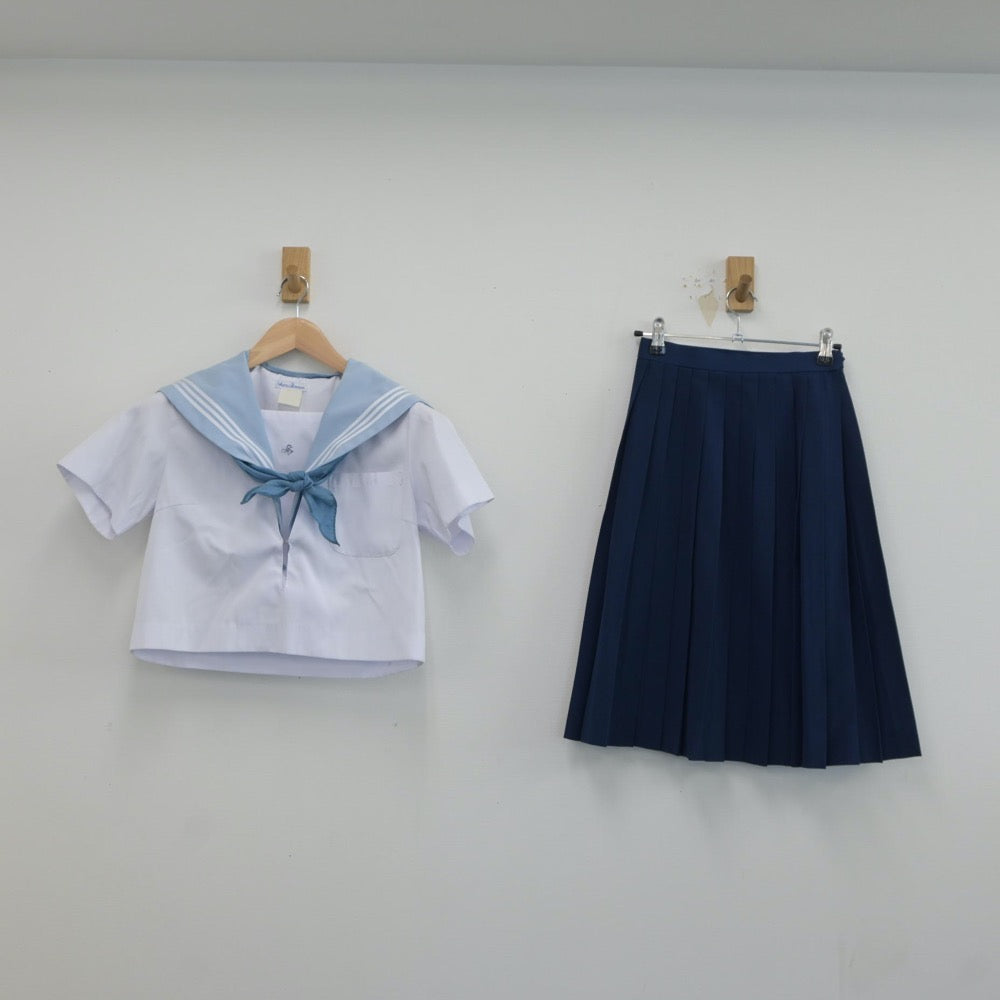 【中古】愛知県 愛知淑徳高等学校 女子制服 4点（セーラー服・セーラー服・スカート）sf019071