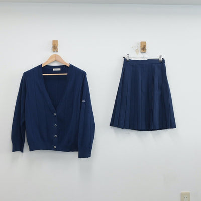 【中古】愛知県 愛知淑徳高等学校 女子制服 3点（ニット・ニット・スカート）sf019072