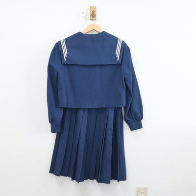 【中古】愛知県 愛知淑徳高等学校 女子制服 3点（セーラー服・スカート）sf019073