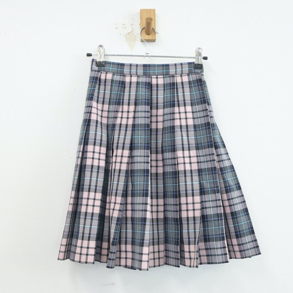 【中古】香川県 高松中央高等学校 女子制服 4点（ニット・シャツ・スカート）sf019076