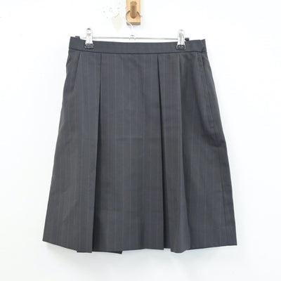 【中古】神奈川県 横須賀学院高等学校 女子制服 2点（ニットベスト・スカート）sf019081