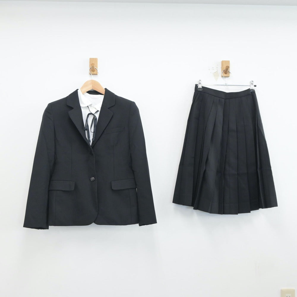 【中古】群馬県 群馬県立太田女子高等学校 女子制服 4点（ブレザー・シャツ・スカート）sf019083