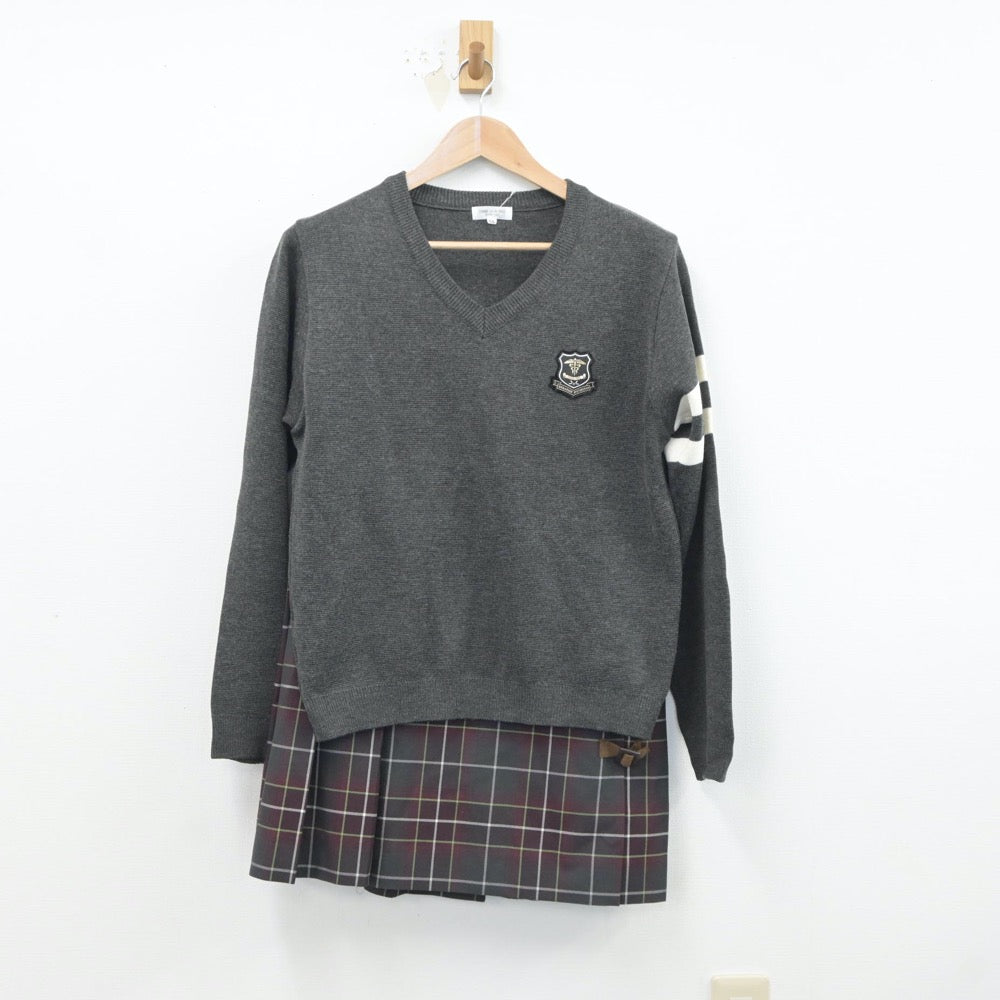 中古制服】福岡県 私立沖学園隆徳館高等学校 女子制服 3点（ブレザー・ニット・スカート）sf019093【リサイクル学生服】 | 中古制服通販パレイド