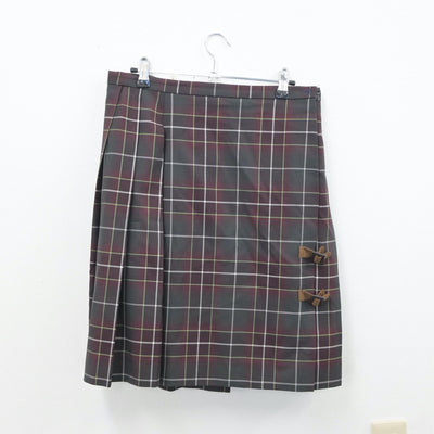 【中古】福岡県 私立沖学園隆徳館高等学校 女子制服 3点（ブレザー・ニット・スカート）sf019093