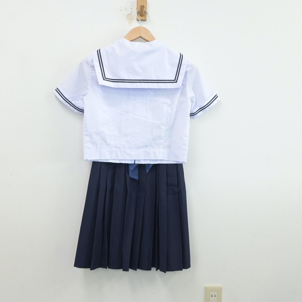 【中古】東京都 八王子市立第五中学校 女子制服 3点（セーラー服・スカート）sf019098