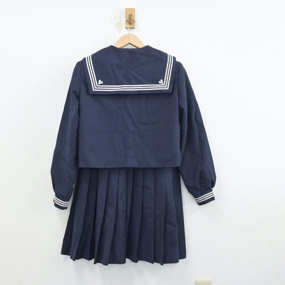 【中古】茨城県 鉾田第二高等学校 女子制服 2点（セーラー服・スカート）sf019101