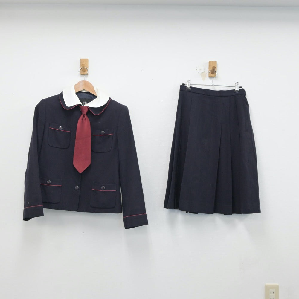 【中古】大阪府 羽衣学園 女子制服 4点（ブレザー・スカート・スカート）sf019102