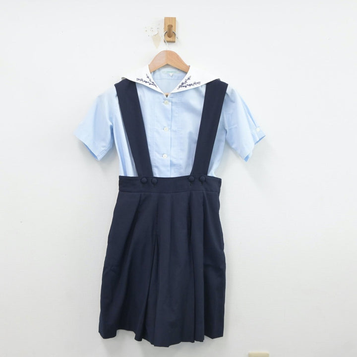 中古制服】埼玉県 開智中学校 女子制服 2点（ジャンパースカート