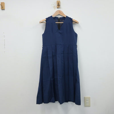 【中古】福岡県 福岡県北九州市立二島中学校 女子制服 2点（セーラー服・ジャンパースカート）sf019117